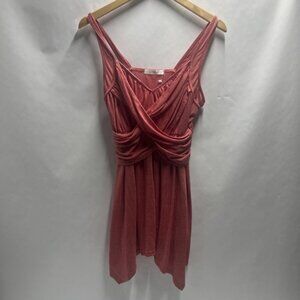 Dressfo Women's Tank Dress Peach / Pink Size L / 8.  New With Tags.